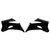 Rtech Yamaha WRF 450 2007-2011 Black Radiator Shrouds