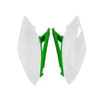 Rtech Kawasaki KXF 450 2009-2011 OE Green/White (2009-2011) Side Panels