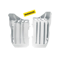 Rtech Honda White Oversized Radiator Louvres CRF-RX 250 2019-2020