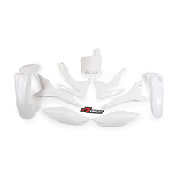 Rtech Honda White Plastic Kit CRF 450 R 2013-2016 (with Airbox Side Cover)