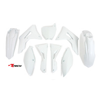 Rtech Honda White Plastic Kit CRF 450 R 2019-2020 (with Airbox Side Cover)