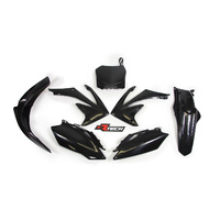 Rtech Honda Black Plastic Kit CRF 450 R 2009-2010