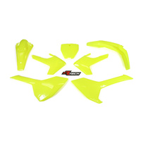 Rtech Husqvarna Neon Yellow Limited Edition Plastic Kit FX 450 2017-2018