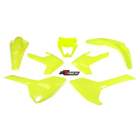 Rtech Husqvarna Neon Yellow Limited Edition Plastic Kit FE 501 2017-2019 (with Headlight Plastic)