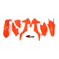 Rtech KTM Orange Plastic Kit XC-W 250-350-450-500 2017-2019 (4 Piece Kit - with Left Airbox Cover)