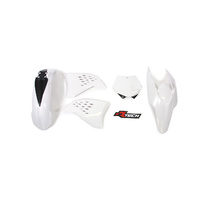 Rtech KTM White Plastic Kit EXC-F 250-450-525-530 2008-2011  