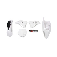 Rtech KTM White Plastic Kit SX 65 2012-2015 