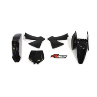 Rtech KTM Black Plastic Kit SX 65 2002-2008