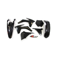 Rtech KTM Black Plastic Kit SXF 450 2011-2012 (with Airbox Covers)