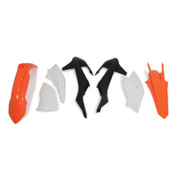 Rtech KTM OEM (2018) Plastic Kit XC-W 250-350-450-500 2017-2019 (4 Piece Kit - with Left Airbox Cover)