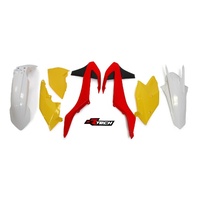 Rtech KTM Vintage Red/Yellow/White Limited Edition Plastic Kit XC-W 250-350-450-500 2017-2019 (with Left Airbox Cover)