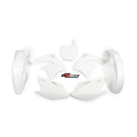 Rtech Kawasaki White Plastic Kit KXF 250 2006-2008