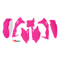 Rtech Kawasaki Neon Pink Limited Edition Plastic Kit KXF 250 2017-2020