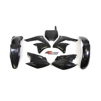 Rtech Kawasaki Black Plastic Kit KXF 250 2006-2008