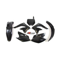 Rtech Kawasaki Black Plastic Kit KXF 450 2006-2008