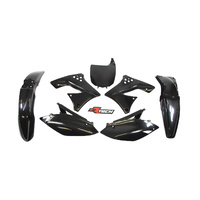 Rtech Kawasaki Black Plastic Kit KXF 250 2009-2012