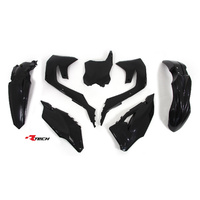 Rtech Kawasaki Black Plastic Kit KXF 450 2019-2020