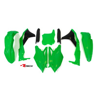 Rtech Kawasaki Neon Green Limited Edition Plastic Kit KXF 250 2017-2020