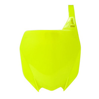 Rtech Yamaha YZF 250 2019-2020 Neon Yellow Front Plate