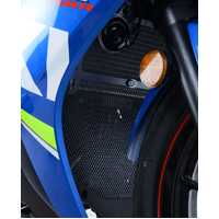 Radiator & Downpipe Guard BLACK (one piece)- GSX250R '17-