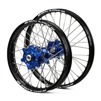 Husqvarna SM Pro / Platinum Enduro Cush Drive Black Rims / Blue Hubs Wheel Set FE 701 2016-2017 (21*1.60 / 18*2.15)