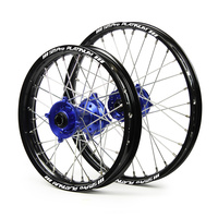 Husqvarna SM Pro / Platinum Junior MX Black Rim / Blue Hub Wheel Set TC 50 2017 (12*1.60 / 10*1.60)