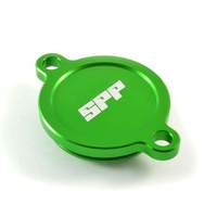 SPP Oil Filter Cover Kawasaki KX450F Green