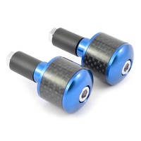 SPP Handlebar Ends Universal W/ Carbon Insert Blue