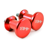 SPP Swingarm Spools 6mm Red