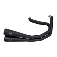 S&S Grand National 2-2 System, Black W/ Black End Caps For 2006-09 Hd Dyna Models