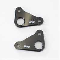 Tie-Down Hooks, pair, black,Panigale V4 / V4S / Speciale