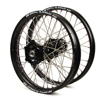 Honda Talon / Platinum SNR MX Black Rims / Black Hubs Wheel Set CR 125-250 1995-99 (21 / 19*2.15)