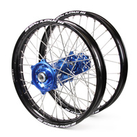 Yamaha Talon / Platinum SNR MX Black Rims / Blue Hubs Wheel Set YZ 125-250 1998-01 / YZF 250 2001 / YZF400-426 1999-01 (21 / 19*2.15)