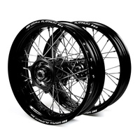 Yamaha Talon / Platinum Supermoto Non Cush" Black Rims/Black Hubs Wheel Set YZ 125-250 2002-07/ YZF 250 2002-06/ YZF426-450 2002-07 (17*3.50/17*4.25)"