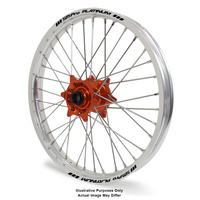 KTM Adventure Silver Platinum Rims / Orange Talon Hubs Front Wheel - 1190R 2013-2016 / 1090-1290R 2017-On 21*1.85 