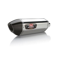 Yoshimura Suzuki GSF/GSX1250FA 07-16 R-77 Stainless Slip-On Exhaust, w/ Stainless Muffler