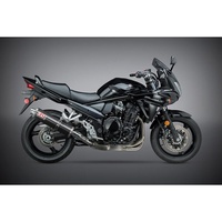 Yoshimura Suzuki GSF/GSX1250FA 07-16 RS-3 Stainless Slip-On Exhaust, w/ Carbon Fiber Muffler