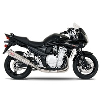 Yoshimura Suzuki GSF/GSX1250FA 07-11 TRS Stainless Slip-On Exhaust, w/ Stainless Muffler