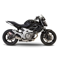 Yoshimura Suzuki Gladius SFV650 2013-15 TRC Stainless Slip-On Exhaust, w/ Carbon Fiber Muffler CF Tip