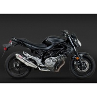 Yoshimura Suzuki Gladius SFV650 2013-15 TRC Stainless Slip-On Exhaust, w/ Stainless Steel SS Tip