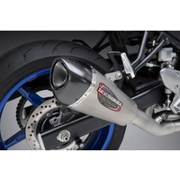 Yoshimura Suzuki SV650 17-20/Suzuki SV650X 19-20 Race Alpha T Stainless Full Exhaust, w/ Stainless Muffler