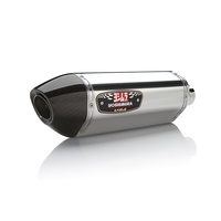 Yoshimura Yamaha FZ1 06-13 R-77 Stainless Slip-On Exhaust, w/ Stainless Muffler