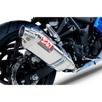 Yoshimura Kawasaki Ninja 250R 08-12 Race TRC Stainless Slip-On Exhaust, w/ Stainless Muffler