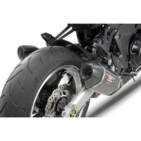 Yoshimura Kawasaki Z1000 10-16 R-77 Stainless Slip-On Exhaust, w/ Carbon Fiber Mufflers