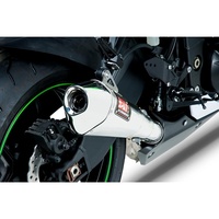 Yoshimura Kawasaki Ninja ZX-10R 08-10 R55 Stainless Slip-On Exhaust, w/ Stainless Steel Muffler SS Tip