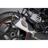 Yoshimura KTM 1290 SUPER DUKE R 14-19 Alpha T Stainless Slip-On Exhaust, w/ Stainless Muffler