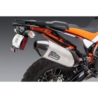 Yoshimura KTM 790 Adventure 2019-20 RS-4 Stainless Slip-On Exhaust, w/ Stainless Muffler