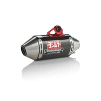 Yoshimura Honda CRF50F 04-19/XR50 00-03 RS-2 Stainless Full Exhaust, w/ Carbon Fiber Muffler