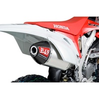 Yoshimura Honda CRF450R 2011-12 RS4 Stainless Slip-On Exhaust, w/ Al Muffler / CF Tip