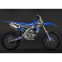 Yoshimura Yamaha YZ450F 2014 RS4 Full System SS Header / Al Muffler / CF Tip